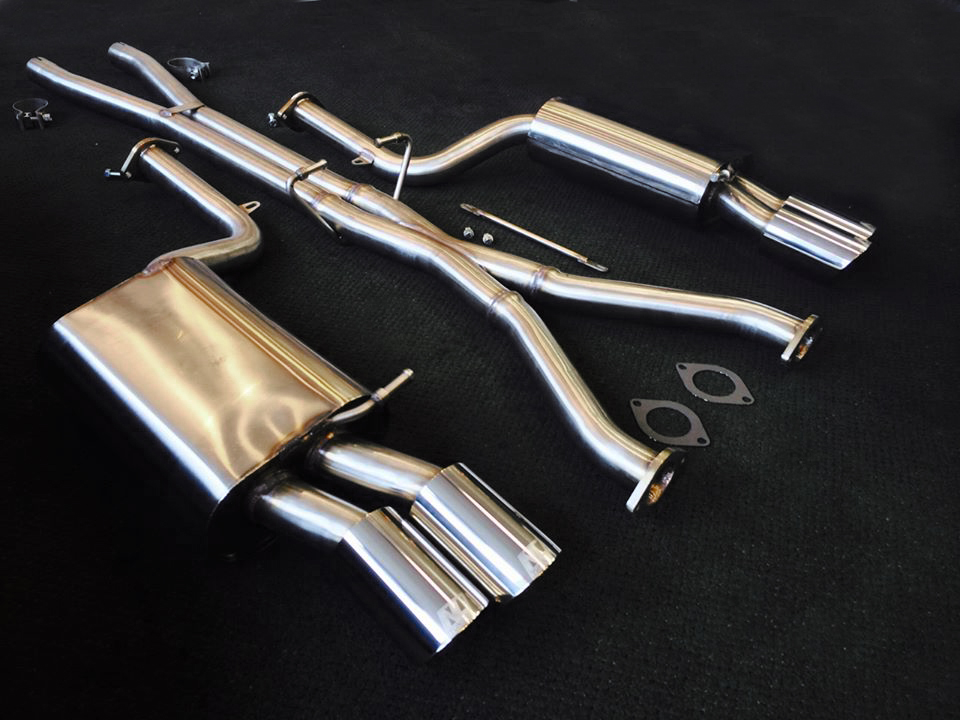 NL Tuning B7 S4 4.2L V8 Non-Resonated Cat-Back Exhaust System | Next